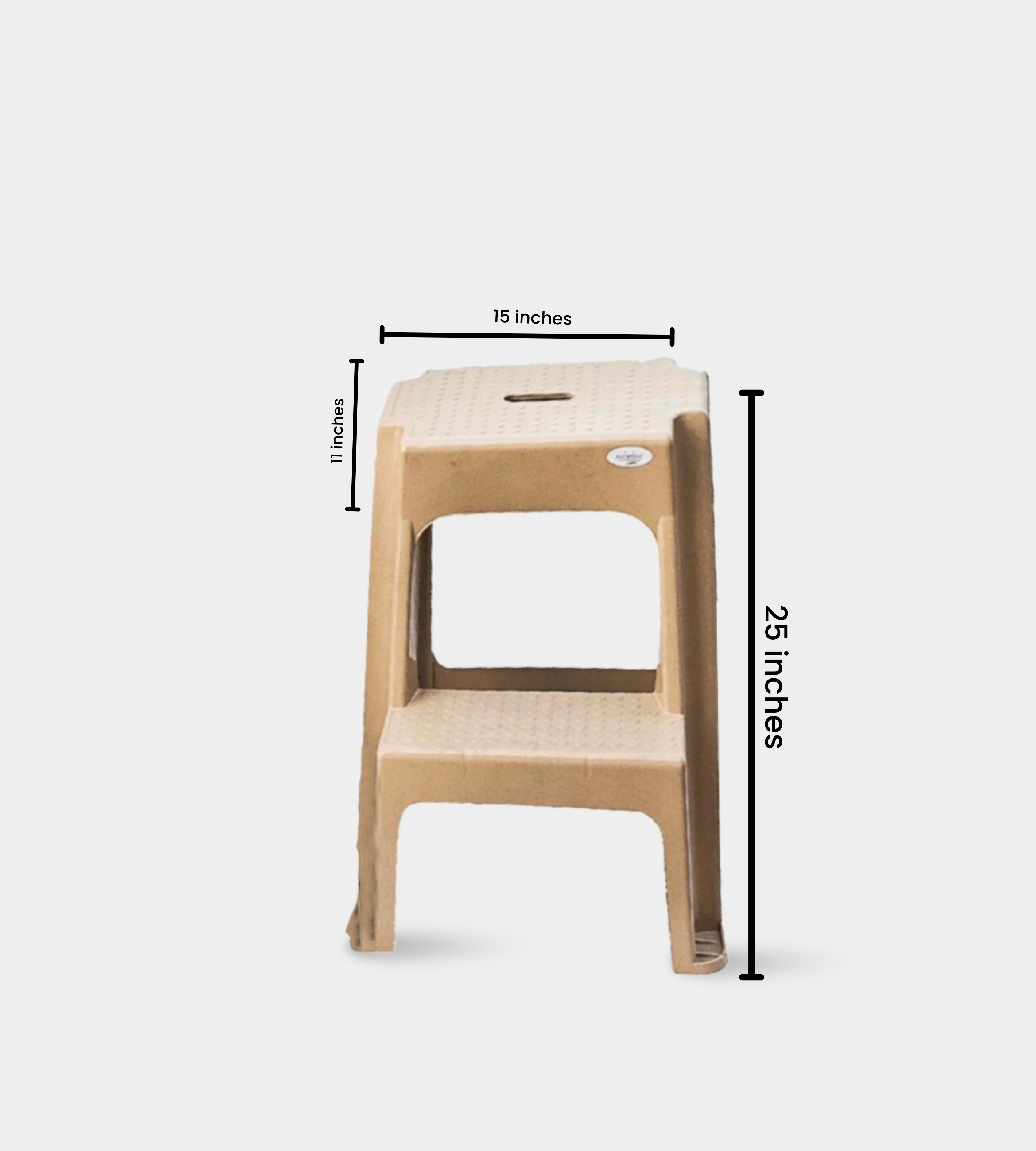 Marble Step Stool (Cream)